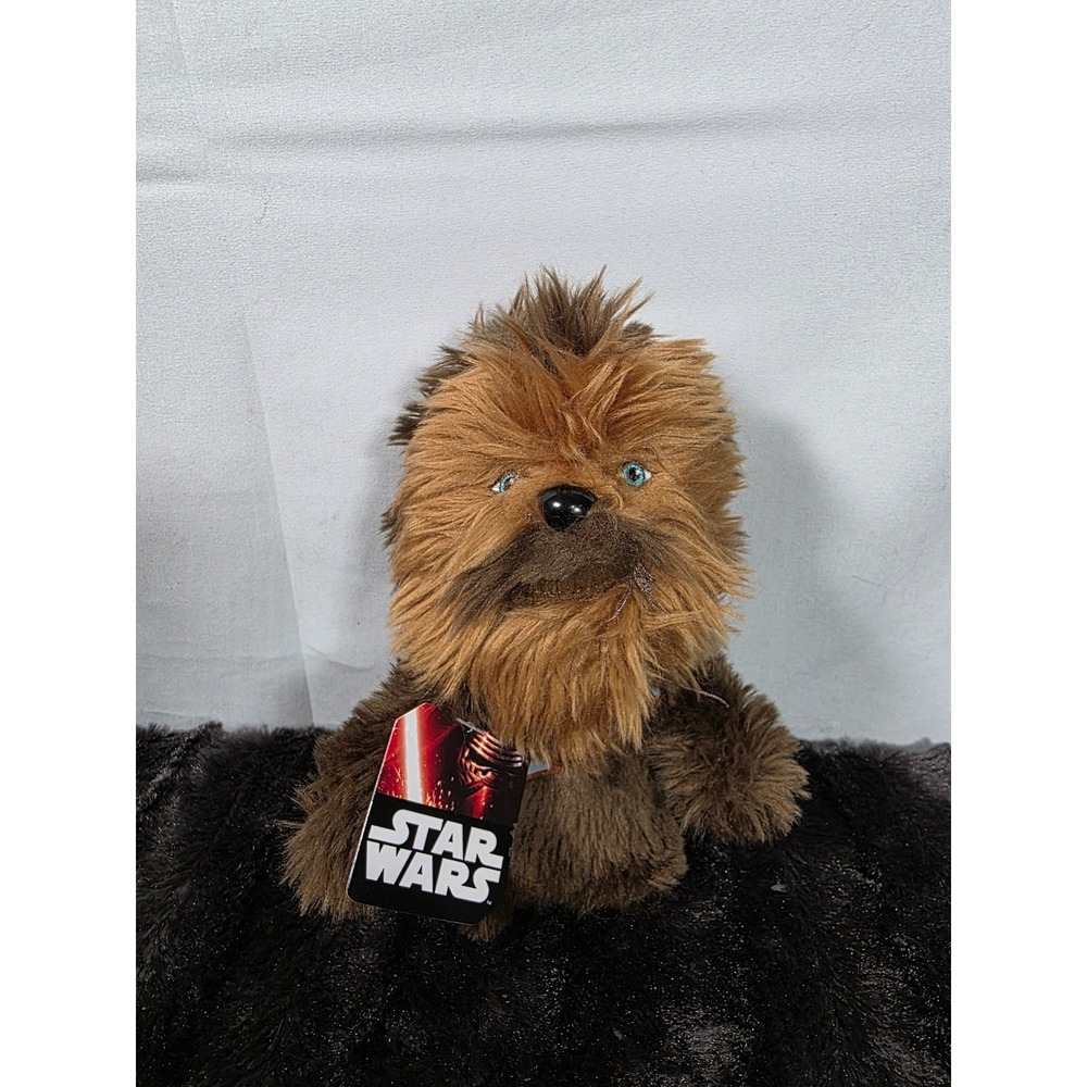 Star Wars Chewbacca Plush Comic Images Brown Wookiee Stuffed Toy 7 Inch NWT